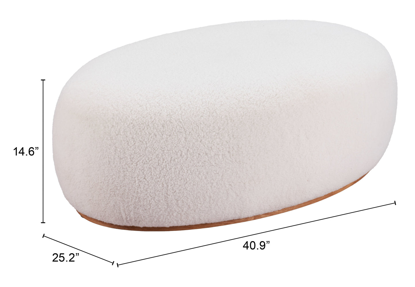 Velvet Ottoman